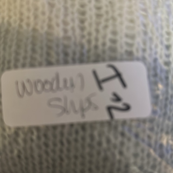 WOODEN SHIPS S/M Paola Buendia mohair wool neutral landscape boho knit sweater - Picture 12 of 12